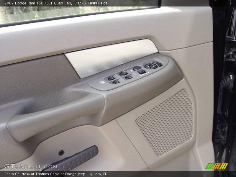 Black / Khaki Beige 2007 Dodge Ram 1500 SLT Quad Cab