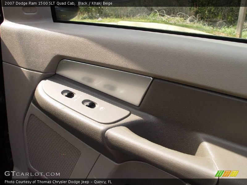Black / Khaki Beige 2007 Dodge Ram 1500 SLT Quad Cab