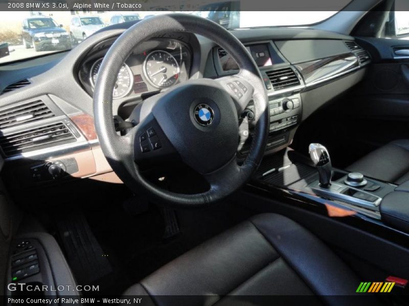 Alpine White / Tobacco 2008 BMW X5 3.0si