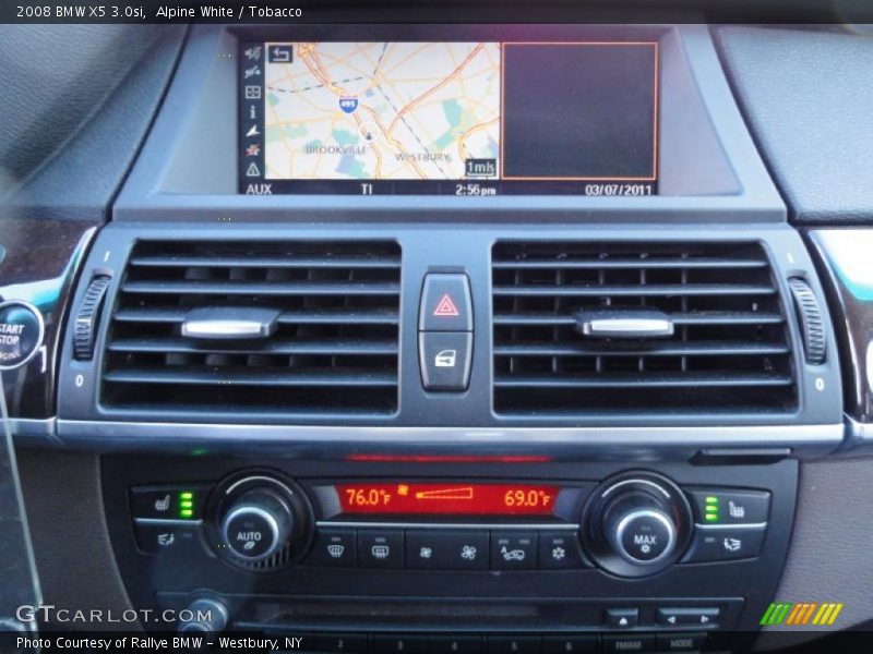 Alpine White / Tobacco 2008 BMW X5 3.0si