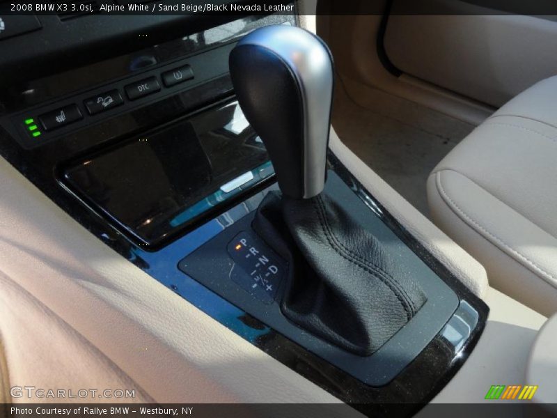 Alpine White / Sand Beige/Black Nevada Leather 2008 BMW X3 3.0si