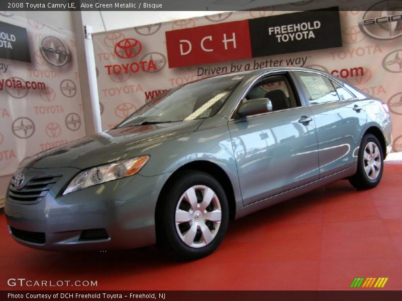Aloe Green Metallic / Bisque 2008 Toyota Camry LE