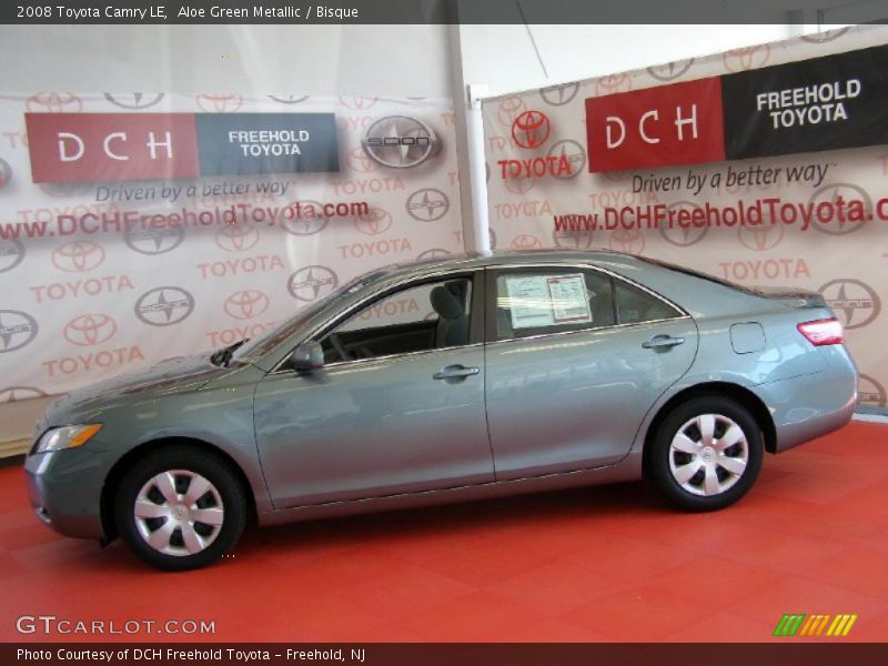 Aloe Green Metallic / Bisque 2008 Toyota Camry LE