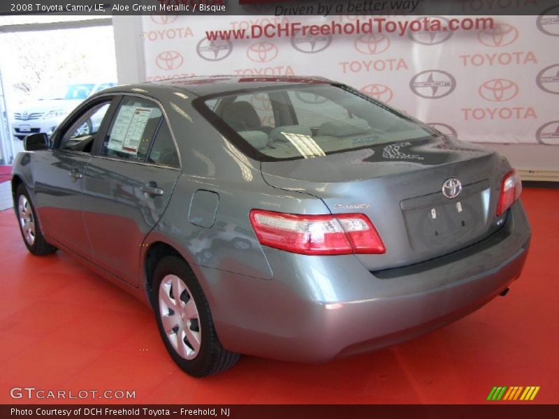 Aloe Green Metallic / Bisque 2008 Toyota Camry LE