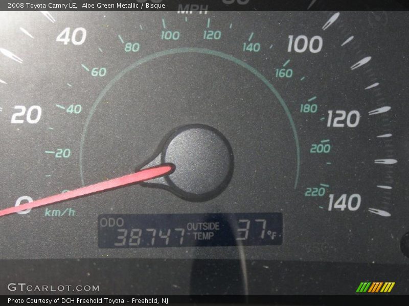 Aloe Green Metallic / Bisque 2008 Toyota Camry LE