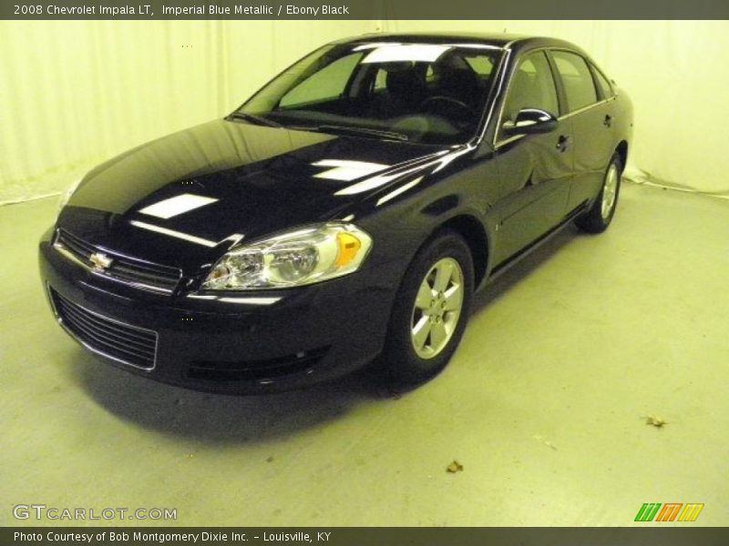 Imperial Blue Metallic / Ebony Black 2008 Chevrolet Impala LT