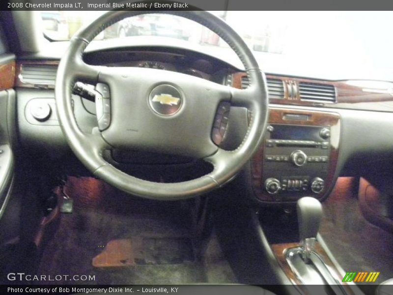 Imperial Blue Metallic / Ebony Black 2008 Chevrolet Impala LT