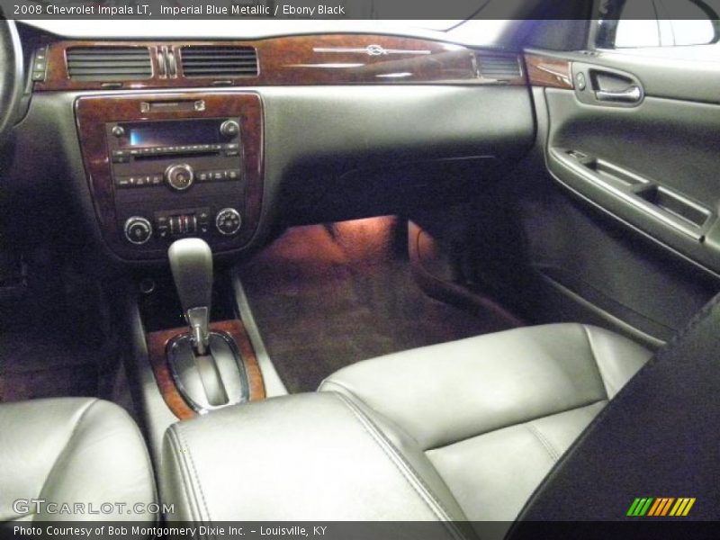Imperial Blue Metallic / Ebony Black 2008 Chevrolet Impala LT