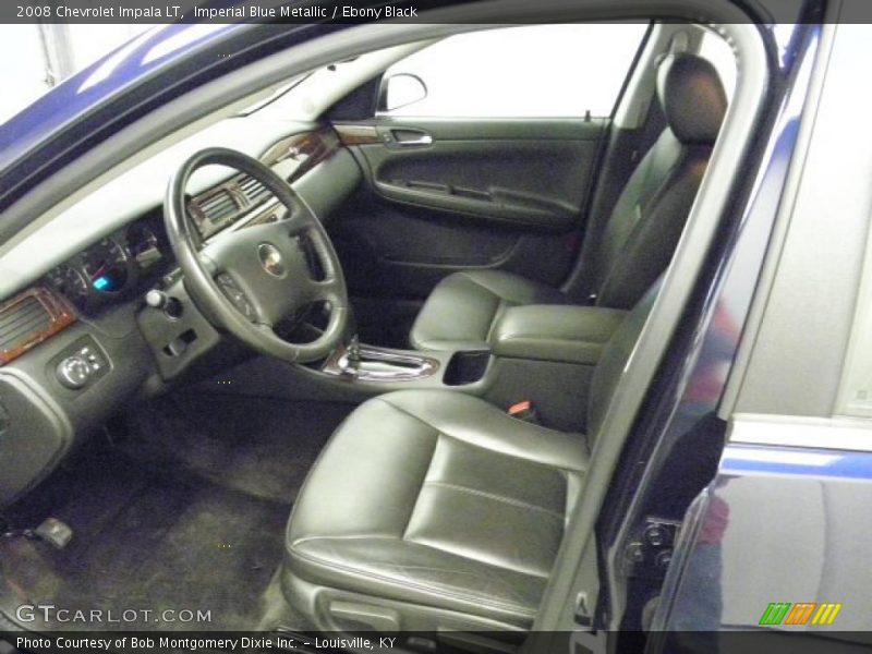Imperial Blue Metallic / Ebony Black 2008 Chevrolet Impala LT