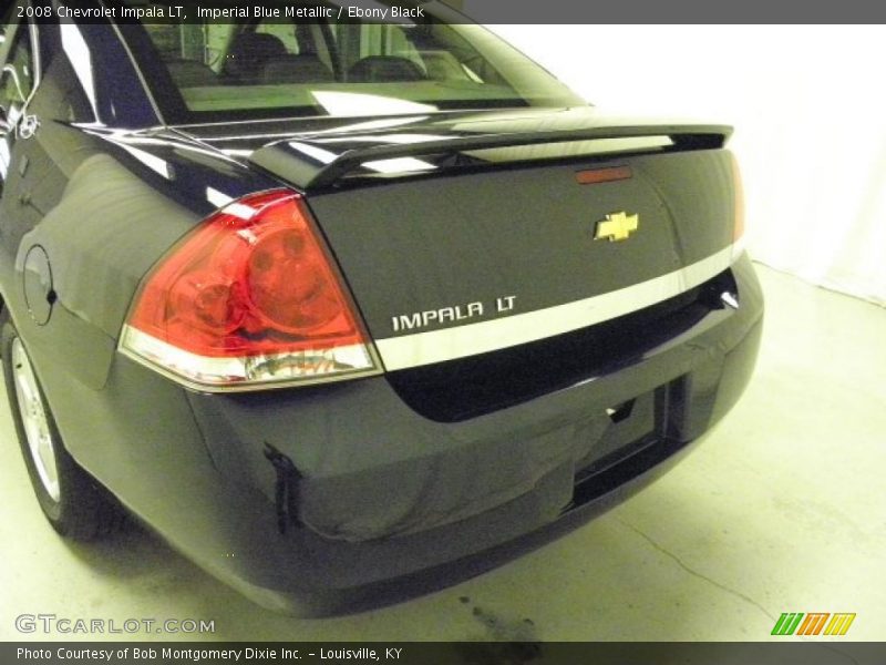 Imperial Blue Metallic / Ebony Black 2008 Chevrolet Impala LT