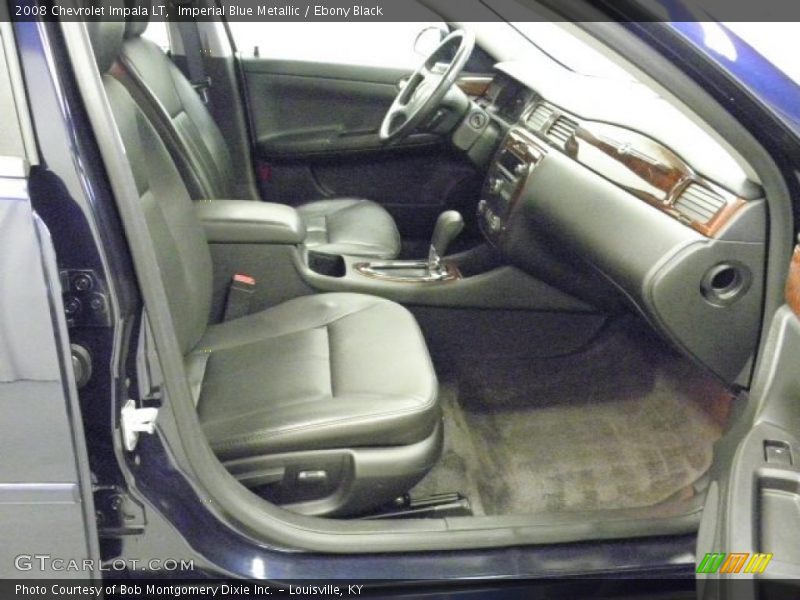 Imperial Blue Metallic / Ebony Black 2008 Chevrolet Impala LT