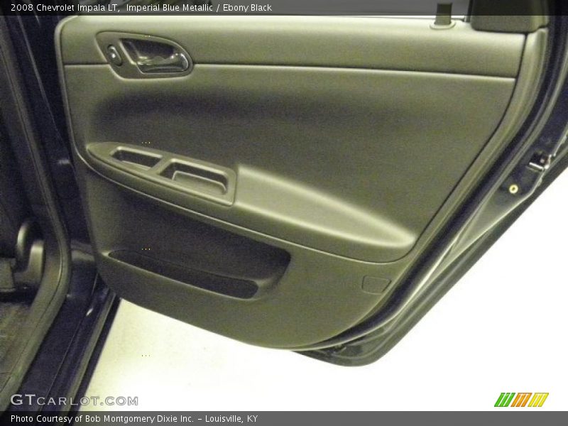 Imperial Blue Metallic / Ebony Black 2008 Chevrolet Impala LT