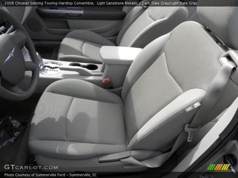Light Sandstone Metallic / Dark Slate Gray/Light Slate Gray 2008 Chrysler Sebring Touring Hardtop Convertible