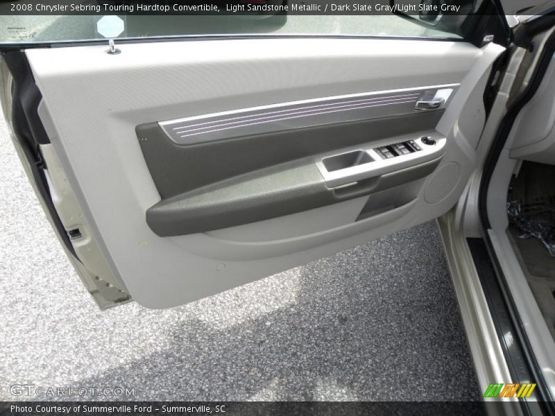 Light Sandstone Metallic / Dark Slate Gray/Light Slate Gray 2008 Chrysler Sebring Touring Hardtop Convertible