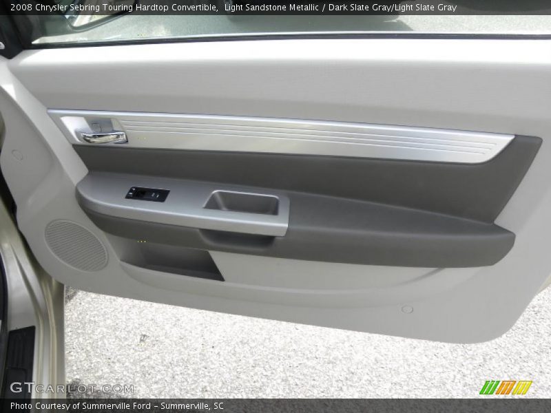 Light Sandstone Metallic / Dark Slate Gray/Light Slate Gray 2008 Chrysler Sebring Touring Hardtop Convertible
