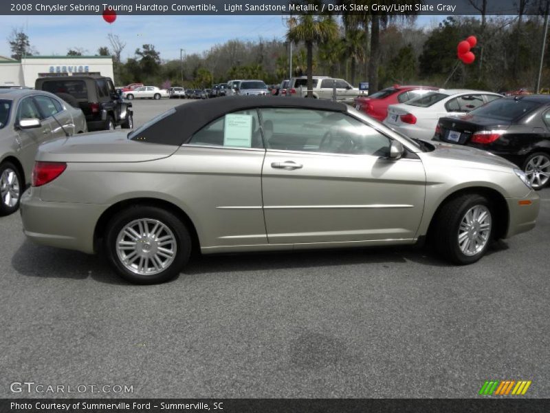 Light Sandstone Metallic / Dark Slate Gray/Light Slate Gray 2008 Chrysler Sebring Touring Hardtop Convertible