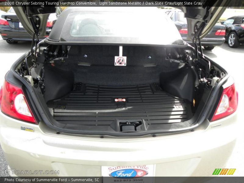 Light Sandstone Metallic / Dark Slate Gray/Light Slate Gray 2008 Chrysler Sebring Touring Hardtop Convertible