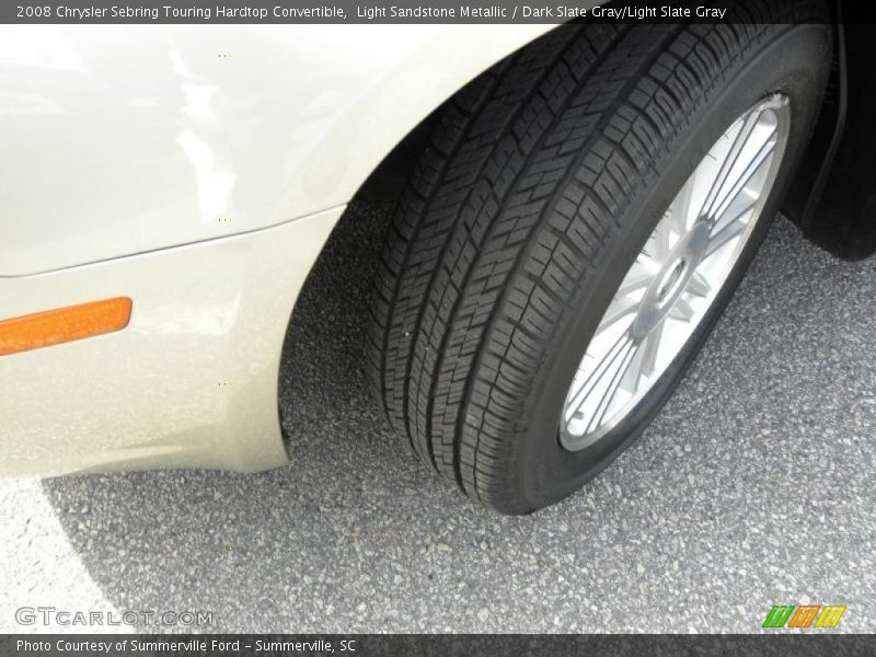 Light Sandstone Metallic / Dark Slate Gray/Light Slate Gray 2008 Chrysler Sebring Touring Hardtop Convertible