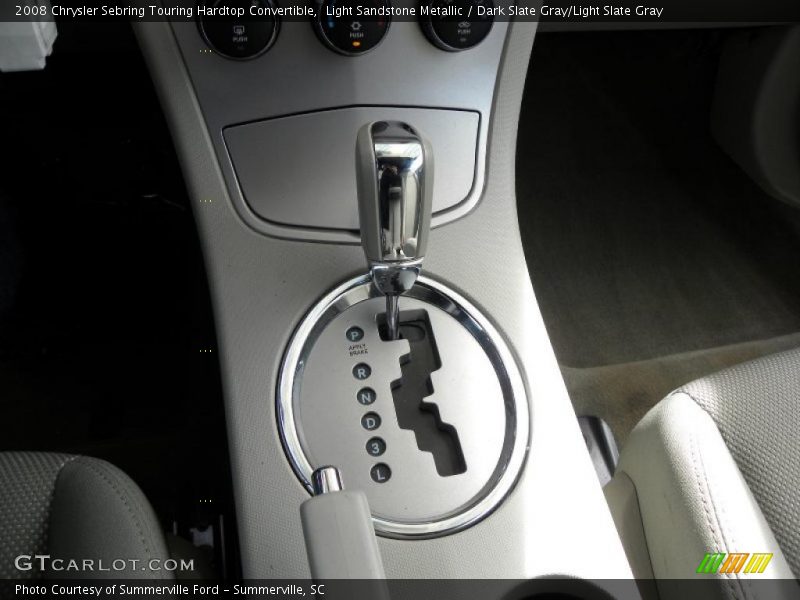 Light Sandstone Metallic / Dark Slate Gray/Light Slate Gray 2008 Chrysler Sebring Touring Hardtop Convertible