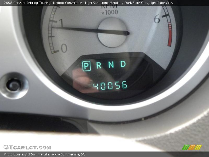 Light Sandstone Metallic / Dark Slate Gray/Light Slate Gray 2008 Chrysler Sebring Touring Hardtop Convertible