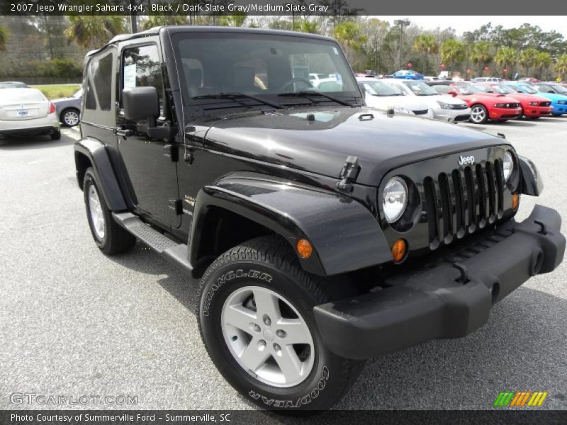 Black / Dark Slate Gray/Medium Slate Gray 2007 Jeep Wrangler Sahara 4x4
