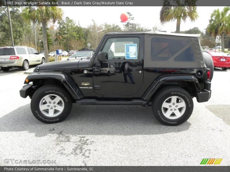 Black / Dark Slate Gray/Medium Slate Gray 2007 Jeep Wrangler Sahara 4x4