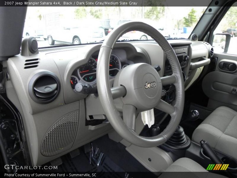 Black / Dark Slate Gray/Medium Slate Gray 2007 Jeep Wrangler Sahara 4x4