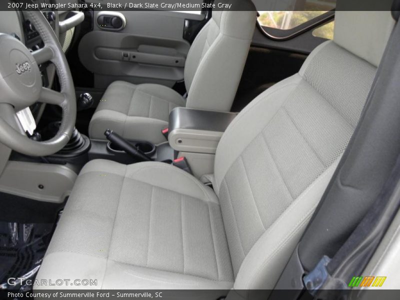 Black / Dark Slate Gray/Medium Slate Gray 2007 Jeep Wrangler Sahara 4x4