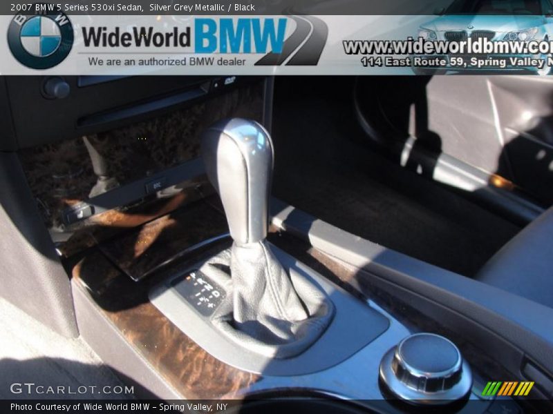 Silver Grey Metallic / Black 2007 BMW 5 Series 530xi Sedan