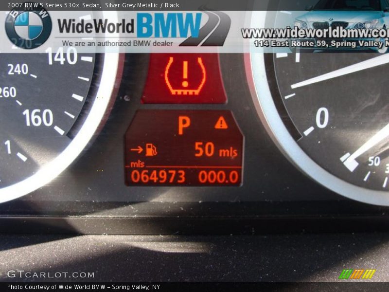 Silver Grey Metallic / Black 2007 BMW 5 Series 530xi Sedan