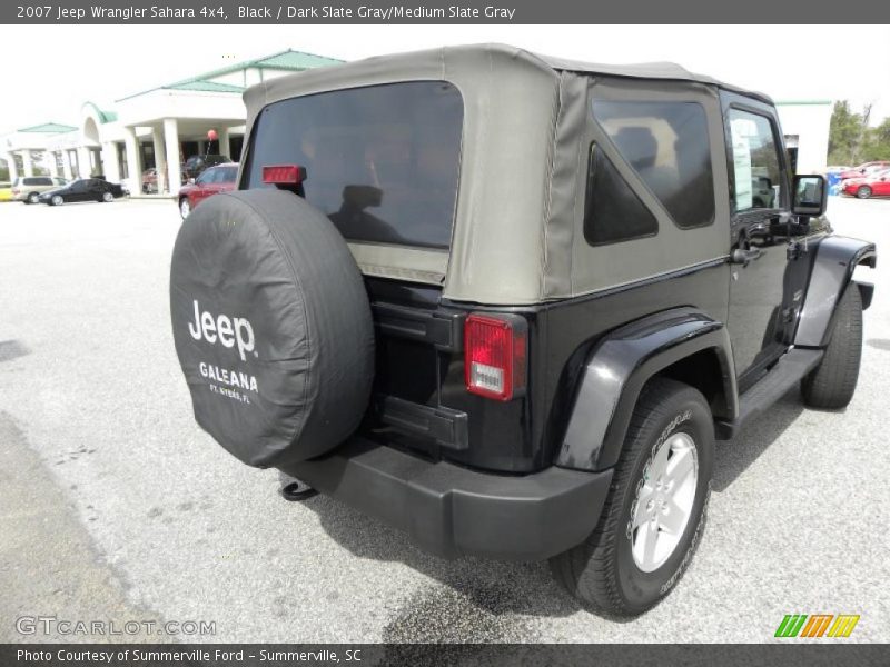 Black / Dark Slate Gray/Medium Slate Gray 2007 Jeep Wrangler Sahara 4x4