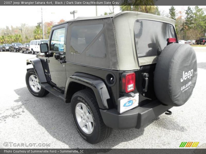 Black / Dark Slate Gray/Medium Slate Gray 2007 Jeep Wrangler Sahara 4x4
