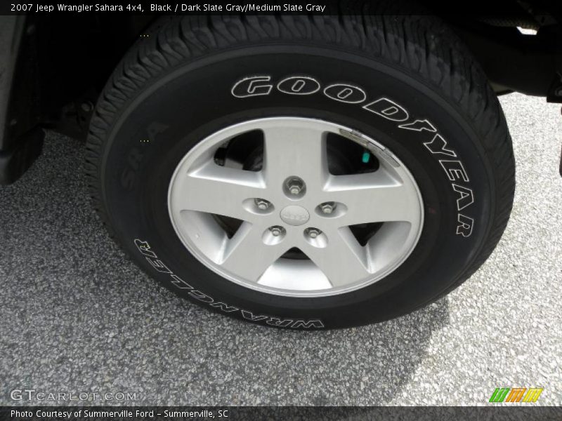 Black / Dark Slate Gray/Medium Slate Gray 2007 Jeep Wrangler Sahara 4x4