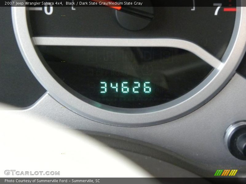 Black / Dark Slate Gray/Medium Slate Gray 2007 Jeep Wrangler Sahara 4x4