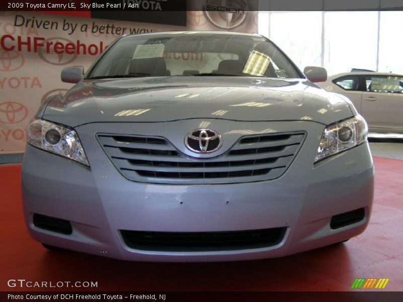 Sky Blue Pearl / Ash 2009 Toyota Camry LE