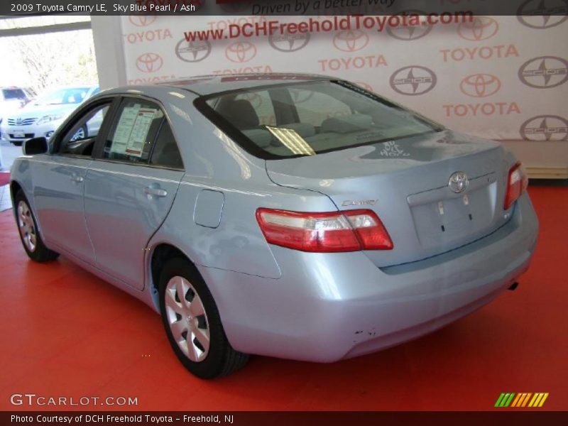 Sky Blue Pearl / Ash 2009 Toyota Camry LE