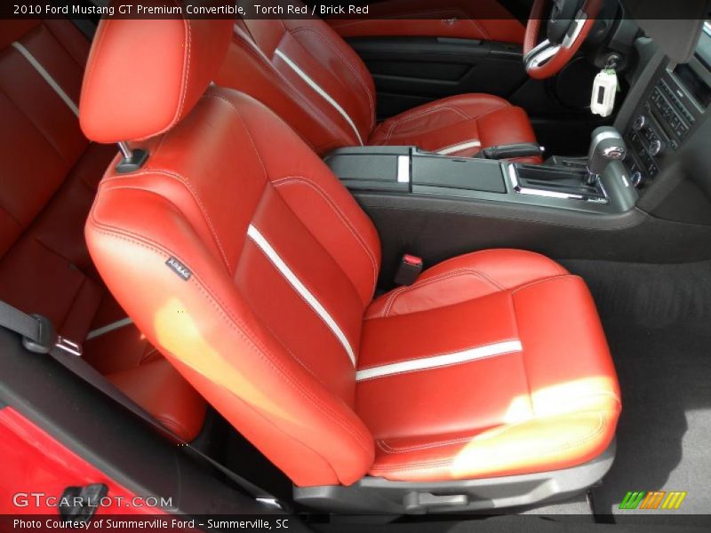 Torch Red / Brick Red 2010 Ford Mustang GT Premium Convertible