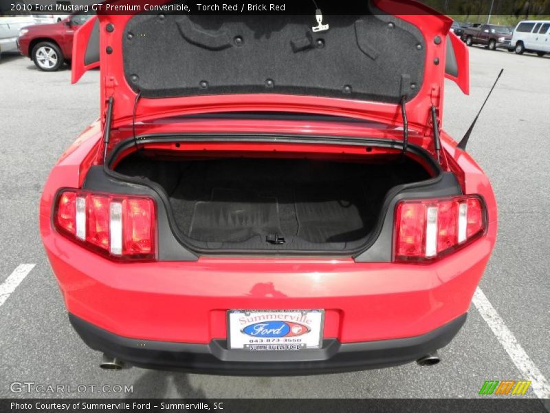 Torch Red / Brick Red 2010 Ford Mustang GT Premium Convertible