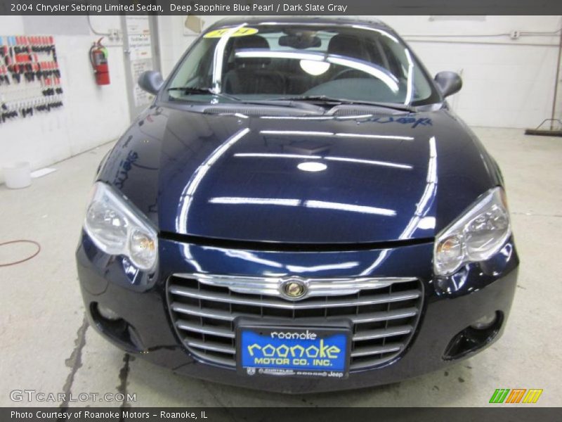 Deep Sapphire Blue Pearl / Dark Slate Gray 2004 Chrysler Sebring Limited Sedan