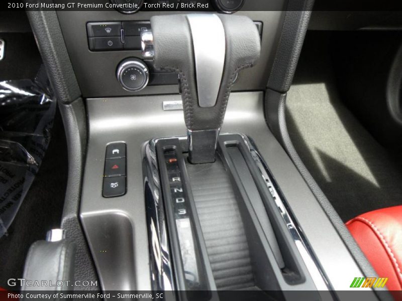  2010 Mustang GT Premium Convertible 5 Speed Automatic Shifter