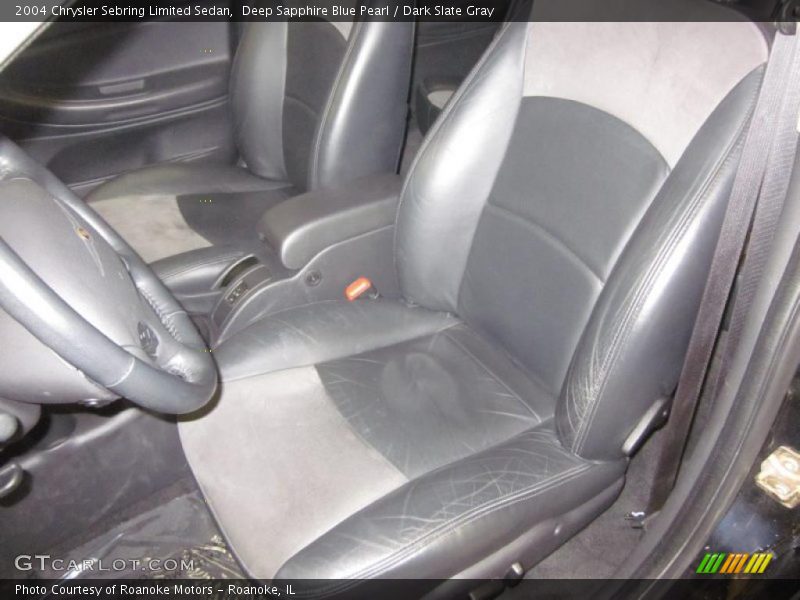 Deep Sapphire Blue Pearl / Dark Slate Gray 2004 Chrysler Sebring Limited Sedan