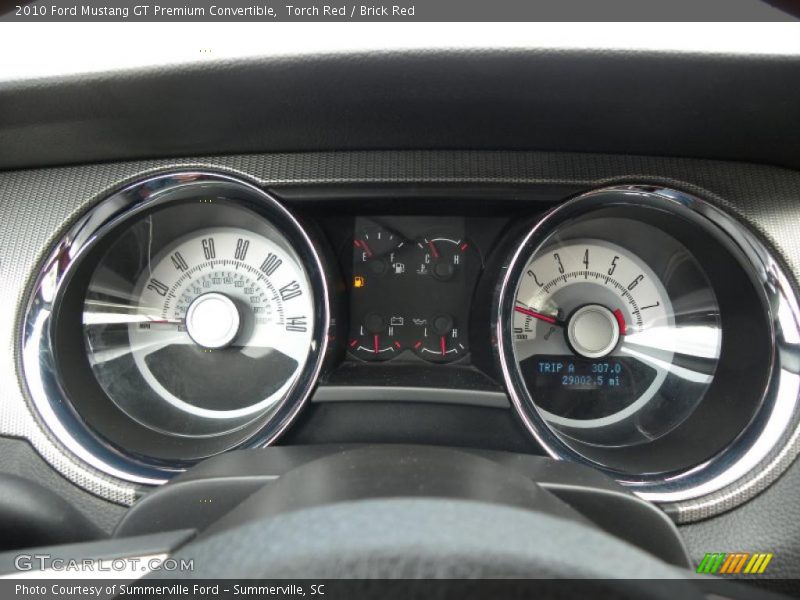 Torch Red / Brick Red 2010 Ford Mustang GT Premium Convertible