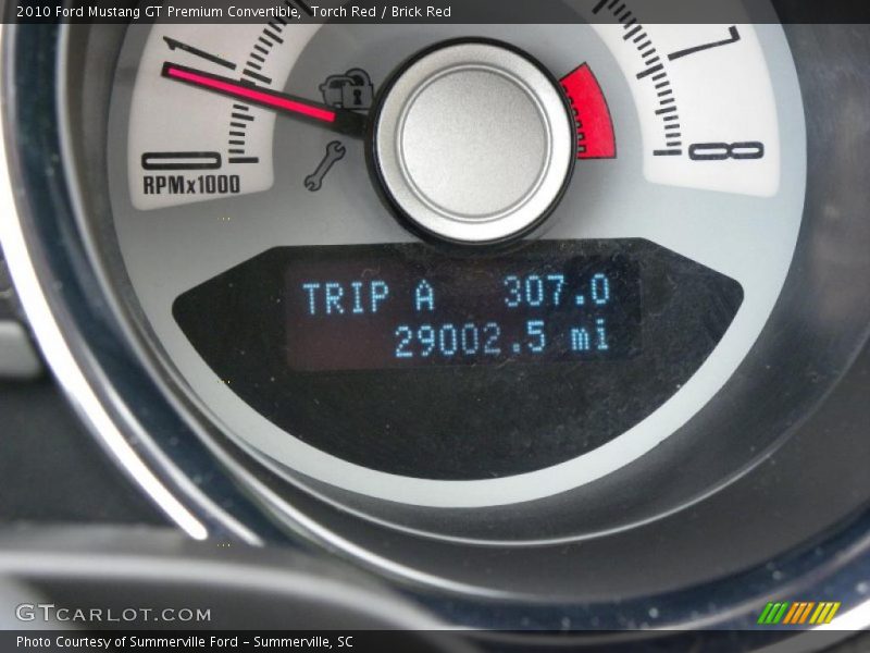 Torch Red / Brick Red 2010 Ford Mustang GT Premium Convertible