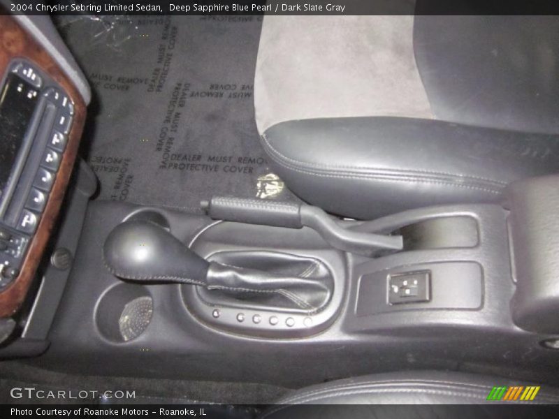 Deep Sapphire Blue Pearl / Dark Slate Gray 2004 Chrysler Sebring Limited Sedan