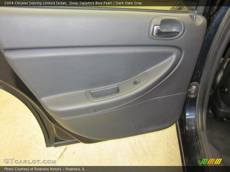 Deep Sapphire Blue Pearl / Dark Slate Gray 2004 Chrysler Sebring Limited Sedan