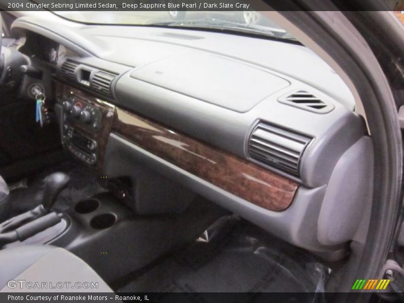 Deep Sapphire Blue Pearl / Dark Slate Gray 2004 Chrysler Sebring Limited Sedan