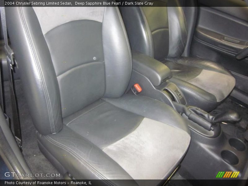 Deep Sapphire Blue Pearl / Dark Slate Gray 2004 Chrysler Sebring Limited Sedan