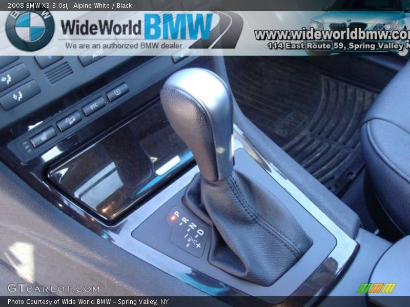 Alpine White / Black 2008 BMW X3 3.0si
