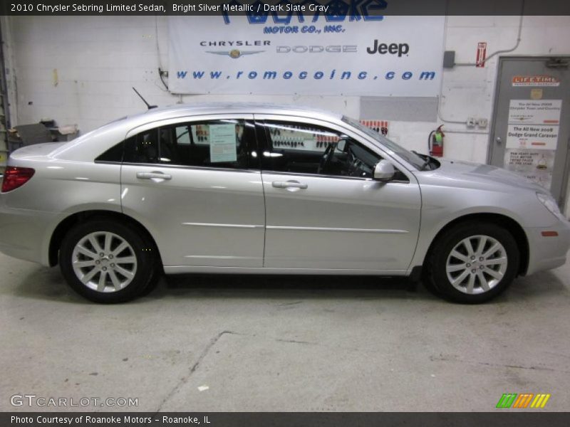 Bright Silver Metallic / Dark Slate Gray 2010 Chrysler Sebring Limited Sedan