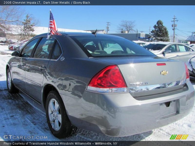 Dark Silver Metallic / Ebony Black 2008 Chevrolet Impala LT